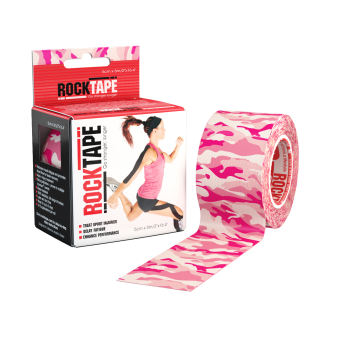ROCKTAPE เทปพยุงกล้ามเนื้อ รุ่นมาตรฐาน Kinesiology tape ( สี Camo Pink) ROCKTAPE เทปพยุงกล้ามเนื้อ รุ่นมาตรฐาน Kinesiology tape ( สี Camo Pink)