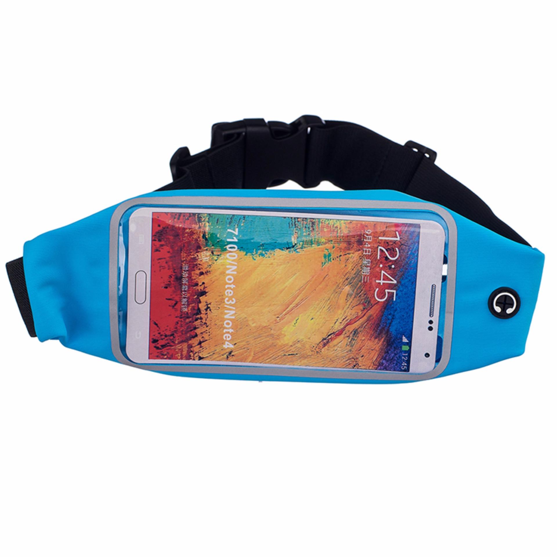 Sport Pouch Belt กระเป๋ากีฬาแบบคาดเอวใส่โทรศัพท์มือถือกันน้ำได้ หน้าจอ 5.5 นิ้ว สีดำ Sport Pouch Belt กระเป๋ากีฬาแบบคาดเอวใส่โทรศัพท์มือถือกันน้ำได้ หน้าจอ 5.5 นิ้ว สีดำ