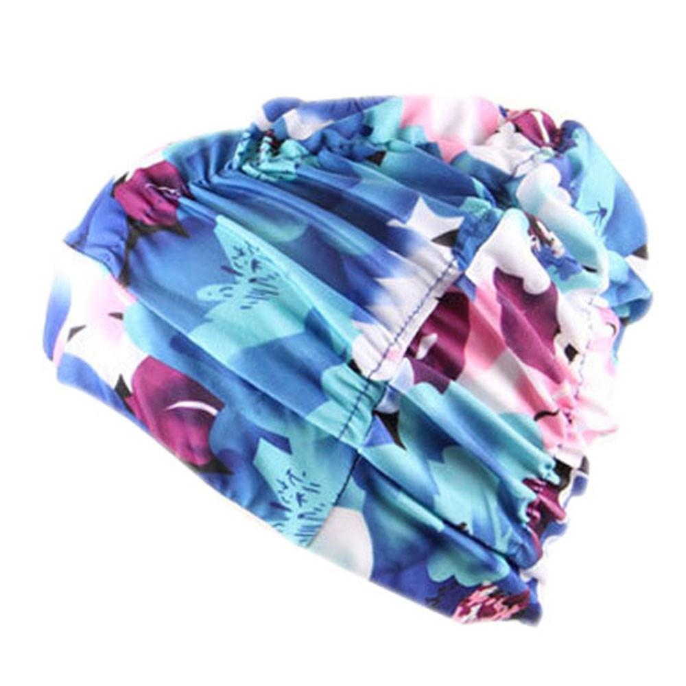 หมวกว่ายน้ำผู้หญิง Unisex สาวผมยาวหมวกอาบน้ำหมวกว่ายน้ำยืด Drape หมวกว่ายน้ำผู้หญิง Unisex สาวผมยาวหมวกอาบน้ำหมวกว่ายน้ำยืด Drape