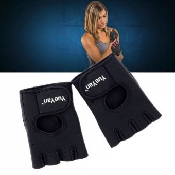 YUEYAN ถุงมือฟิตเนส ถุงมือออกกำลังกาย Fitness Glove Weight Lifting Gloves Black ( Int:L) YUEYAN ถุงมือฟิตเนส ถุงมือออกกำลังกาย Fitness Glove Weight Lifting Gloves Black ( Int:L)