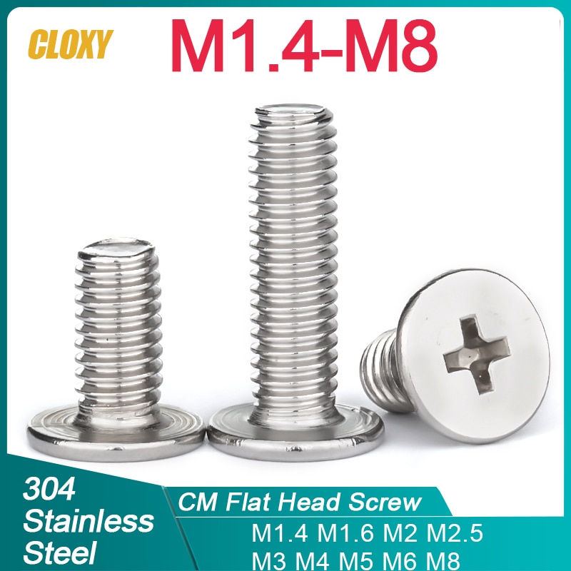 Pcs M M M M M M M M M Stainless Steel Cm