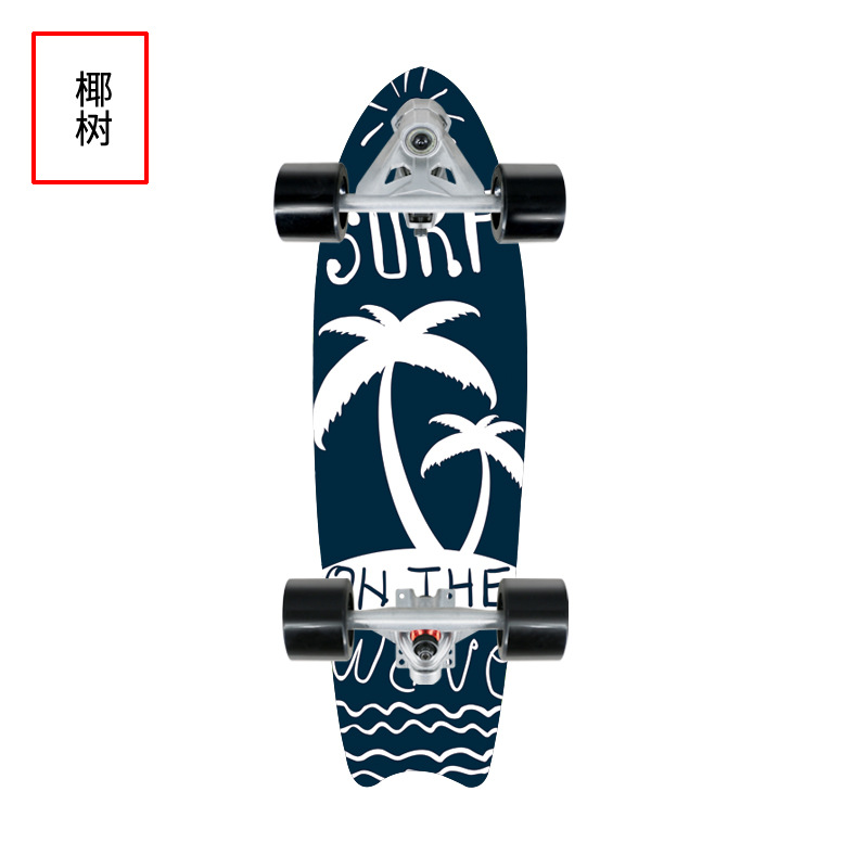 [พร้อมส่ง75*23*12cm] Surf Skate เซิร์ฟสเก็ต สเก็ตบอร์ด CX7 060702