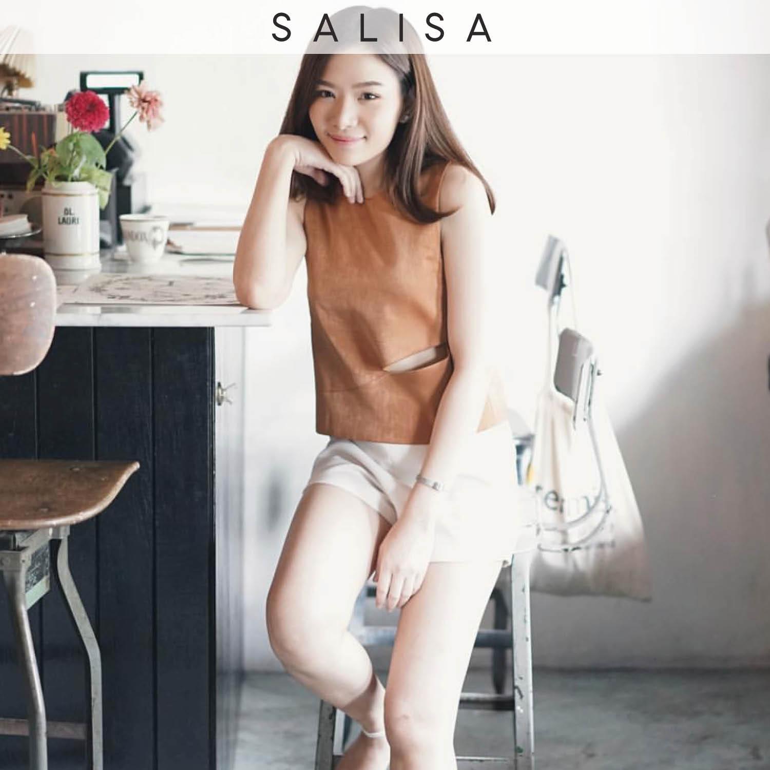BLOUSE02 reversible sleeveless top เสื้อแขนกุด ใส่ได้สองด้าน BLOUSE02 reversible sleeveless top เสื้อแขนกุด ใส่ได้สองด้าน