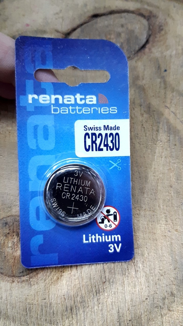 ถานกระดม Renata CR2430 Lithium 3V ของแท ของใหม แพค 1 กอน First