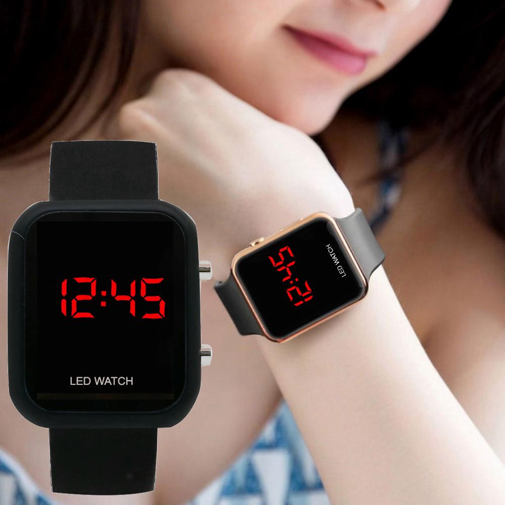 Zazzy Dolls นาฬิกาข้อมือ สายซิลิโคนนุ่ม ทำงานระบบ Digital LED สไตล์ Apple Watch ไฟส่องสว่าง รุ่น ZD-0171 Zazzy Dolls นาฬิกาข้อมือ สายซิลิโคนนุ่ม ทำงานระบบ Digital LED สไตล์ Apple Watch ไฟส่องสว่าง รุ่น ZD-0171