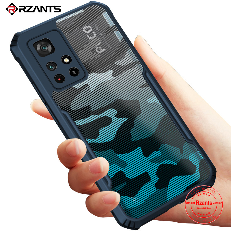 Rzants For Xiaomi POCO M4 PRO 5G Case Hard Camouflage Cover TPU Frame