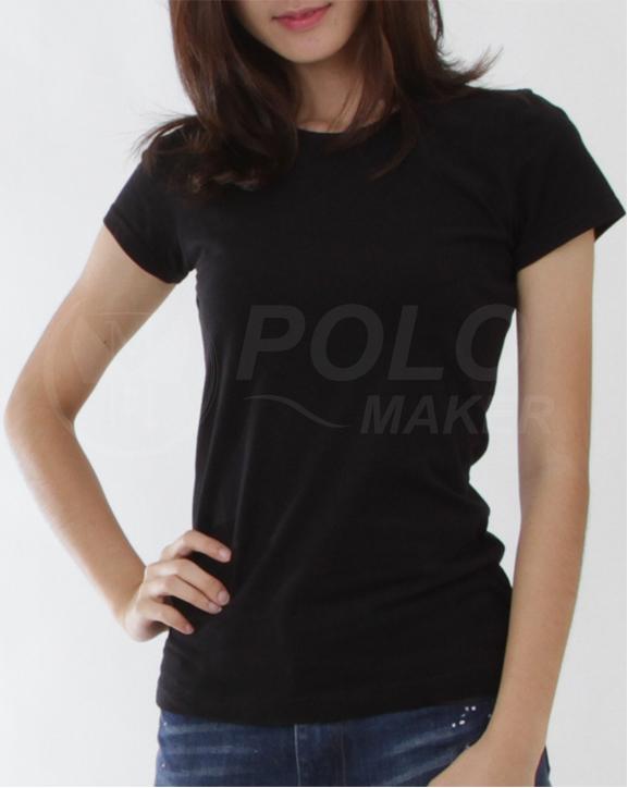 POLOMAKER เสื้อยืด MicroBrush TM16 สีดำ (Female)