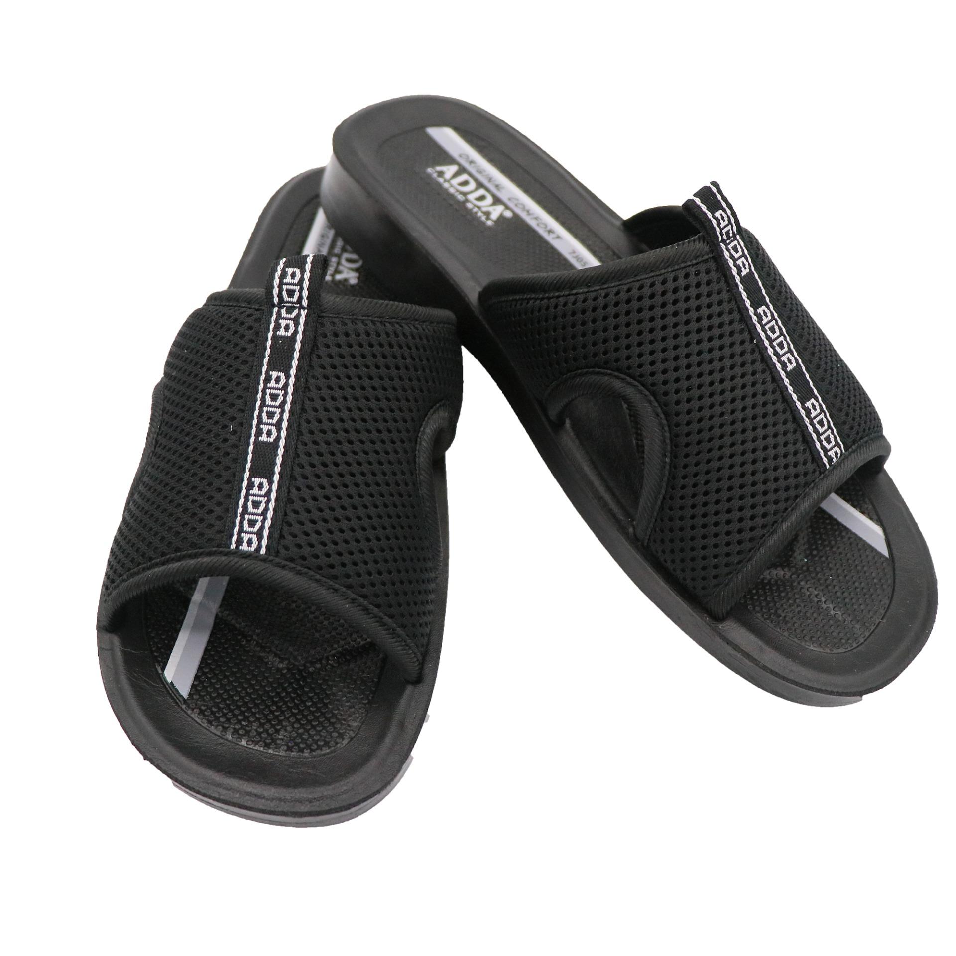 ADDA รองเท้าแตะ 7J05-M1 (สีดำ)
