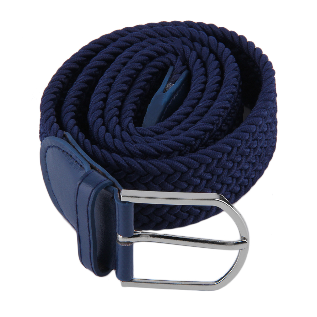 Allwin ใหม่ถักเปียธรรมดาชายกางเกงเอวยางยืดรัดเข็มขัดสีน้ำเงิน Allwin ใหม่ถักเปียธรรมดาชายกางเกงเอวยางยืดรัดเข็มขัดสีน้ำเงิน