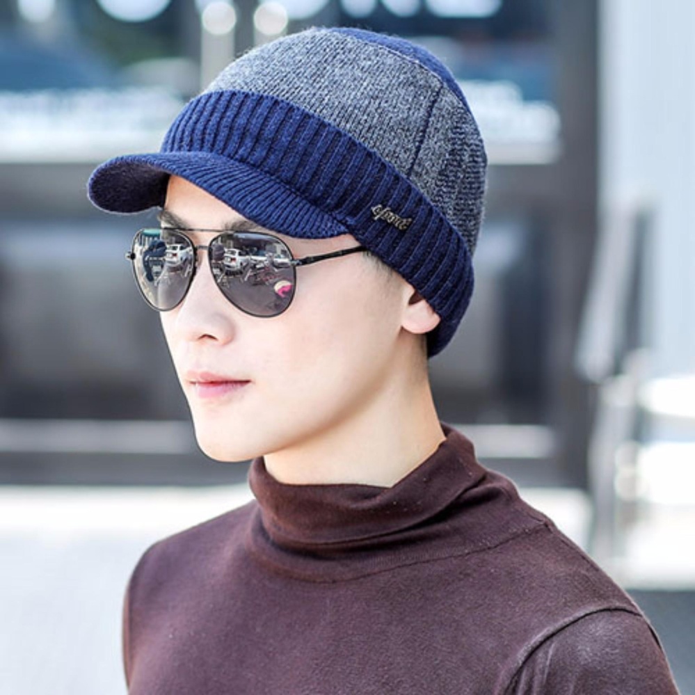 Andaman หมวกไหมพรมถักผู้ชาย (สีน้ำเงิน) Knitting Hat Men – Blue Andaman หมวกไหมพรมถักผู้ชาย (สีน้ำเงิน) Knitting Hat Men – Blue