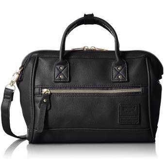 ANELLO MINI LEATHER BOSTON 2-WAY (BLACK)