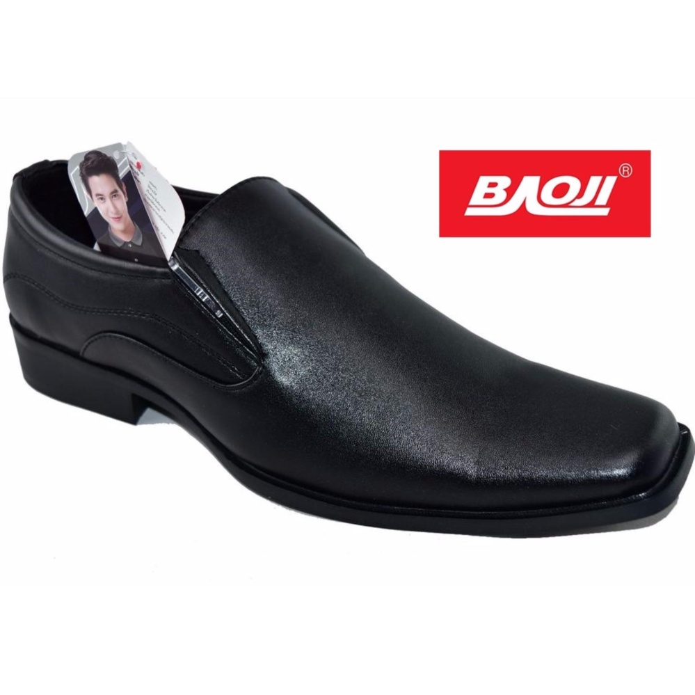 Baoji รองเท้าคัทชูชาย Baoji รุ่น BJ3424 (สีดำ)