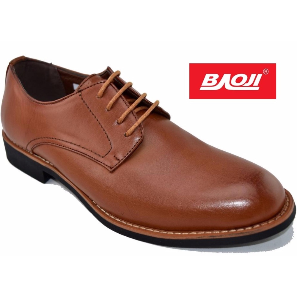 BAOJI รองเท้าหนังผู้ชาย BAOJI รุ่น BX642(Brown)