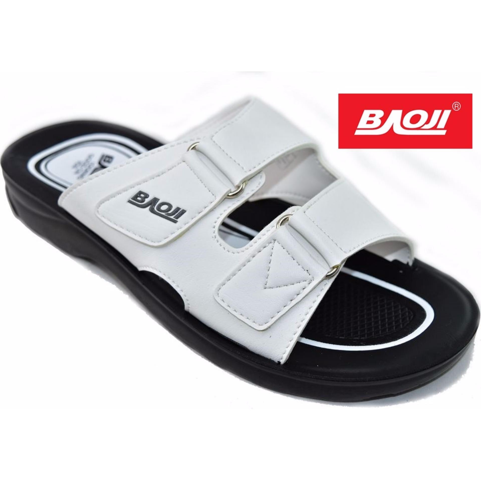 Baoji รองเท้าแตะผู้ชายBAOJI รุ่น PM922(White)