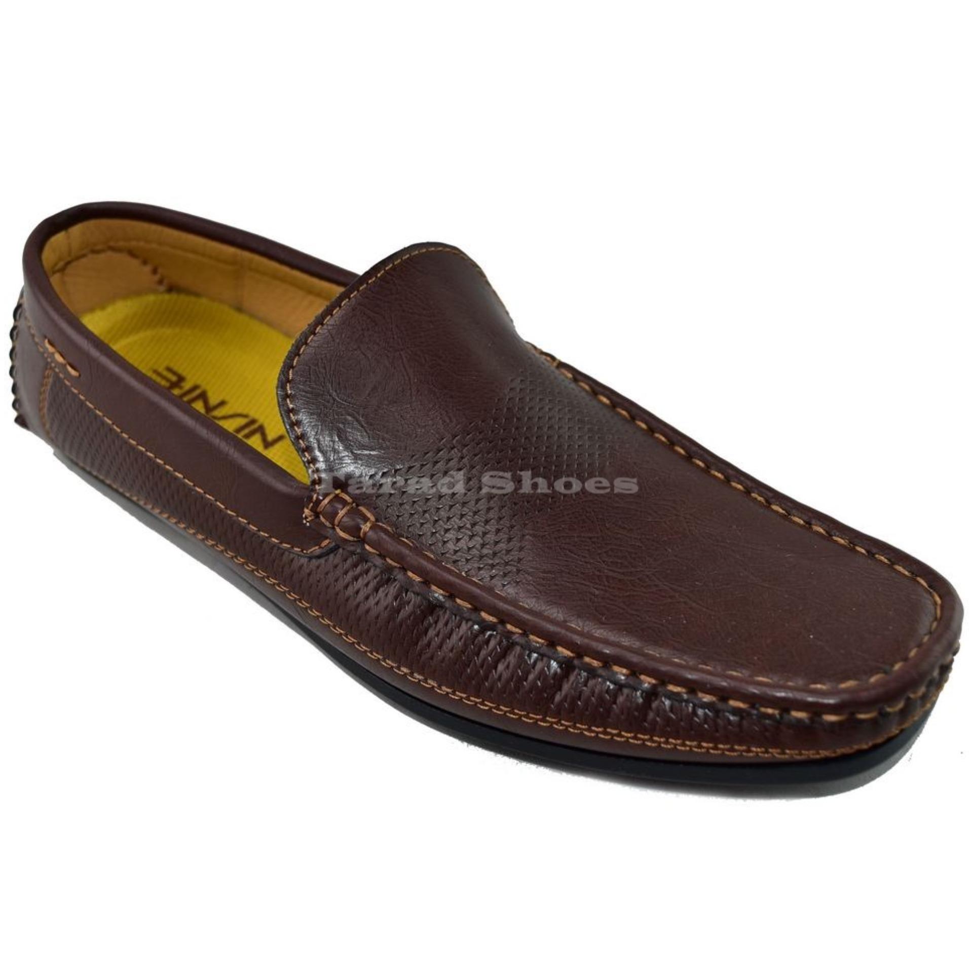 BINSIN รองเท้าหนังแบบสวมผู้ชาย BINSIN รุ่น M5448 BINSIN รองเท้าหนังแบบสวมผู้ชาย BINSIN รุ่น M5448