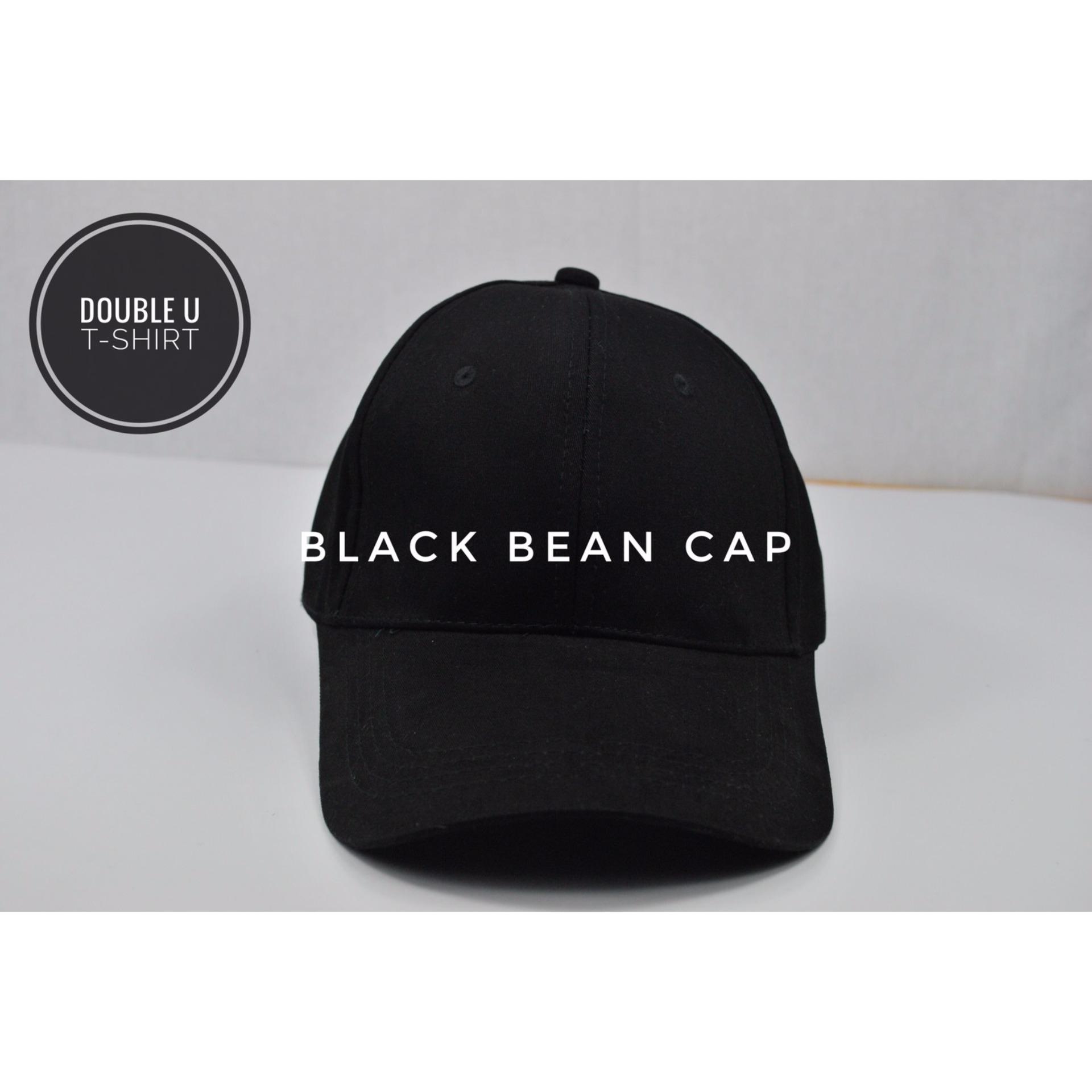 หมวกสีพื้น Black Bean Cap (สีดำ)