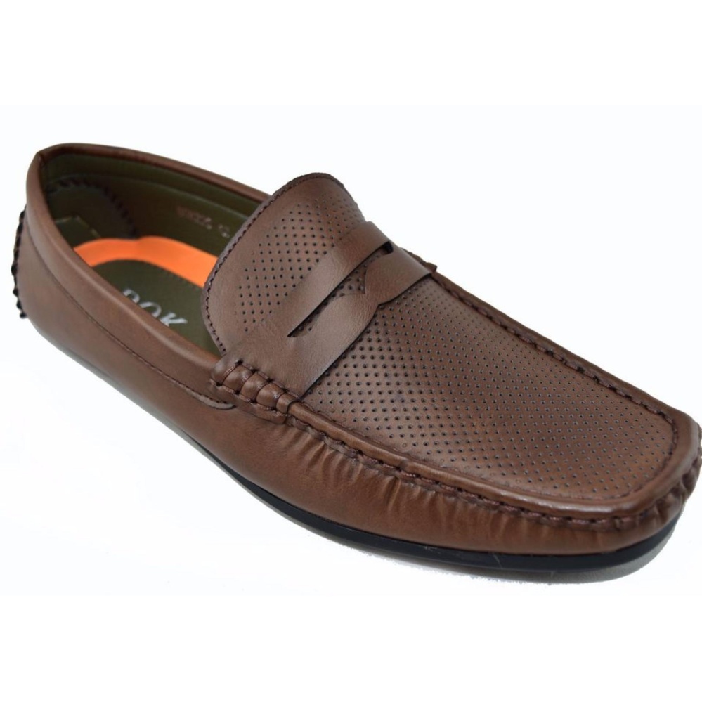 BOK รองเท้าหนังแบบสวมผู้ชาย รุ่น BOK225(Black)