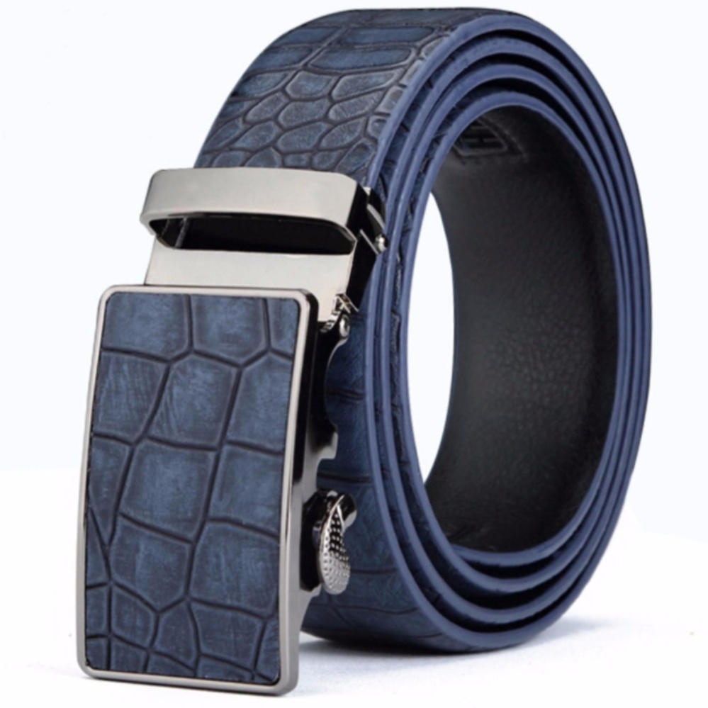 เข็มขัดผู้ชาย เข็มขัด ผู้ชาย เข็มขัด Business Leather Male Belt for Men Wholesale High Quality Fashion Leather Business Male Belt for Men - Blue เข็มขัดผู้ชาย เข็มขัด ผู้ชาย เข็มขัด Business Leather Male Belt for Men Wholesale High Quality Fashion Leather Business Male Belt for Men - Blue