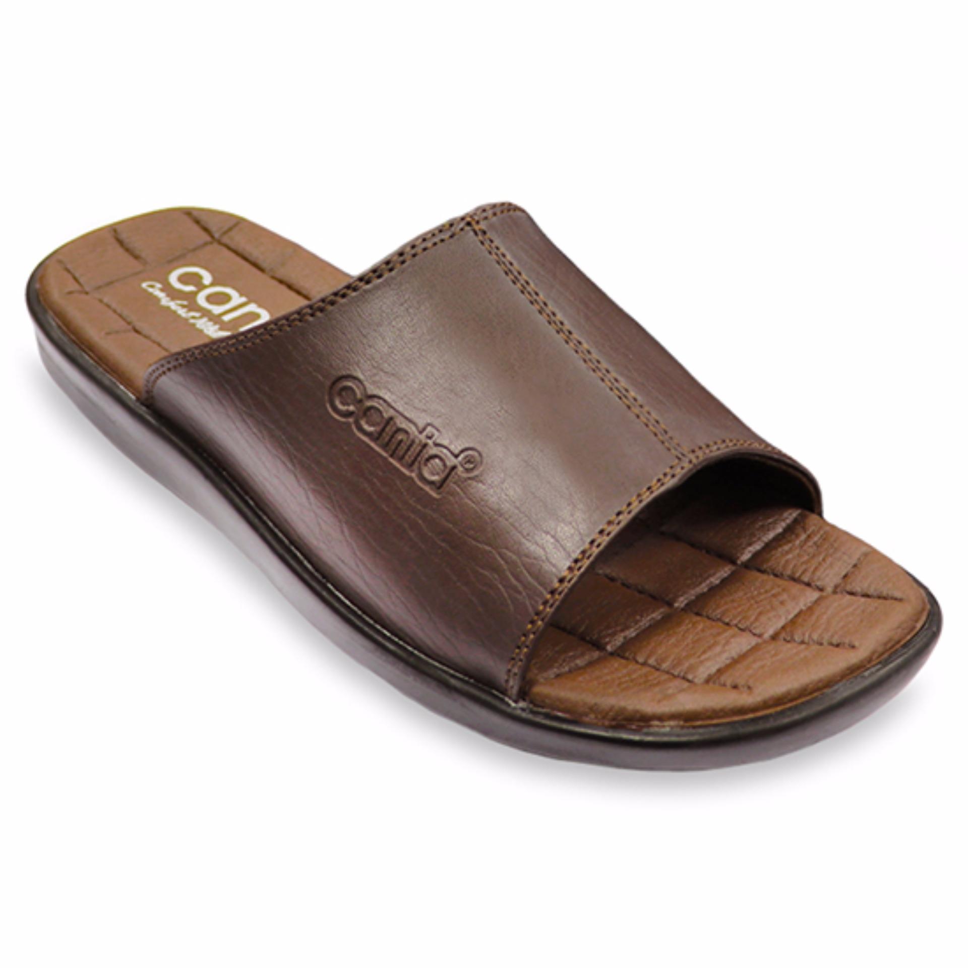 รองเท้าแตะ CANIA (คาเนีย) รุ่น CN52078 สีน้ำตาล