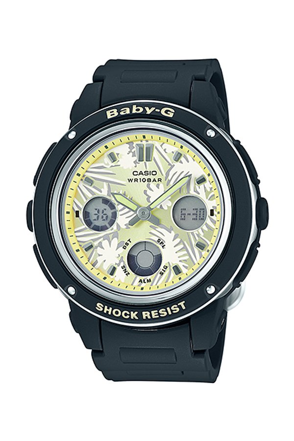 Casio Baby-G นาฬิกาข้อมือผู้หญิง สายเรซิ่น Green รุ่น BGA-150F-3 Casio Baby-G นาฬิกาข้อมือผู้หญิง สายเรซิ่น Green รุ่น BGA-150F-3