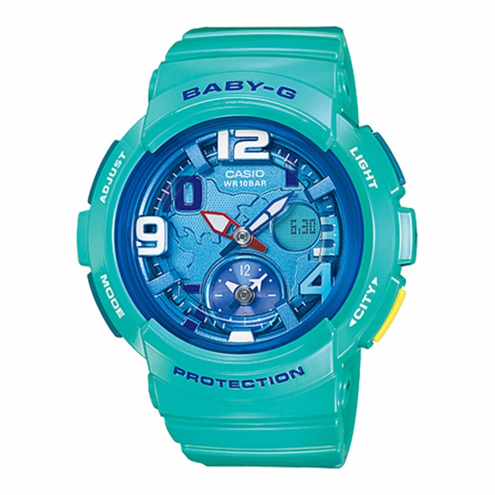 Casio Baby-G นาฬิกาข้อมือผู้หญิง สีดำ สายเรซิ่น รุ่น BGA-190-1B Casio Baby-G นาฬิกาข้อมือผู้หญิง สีดำ สายเรซิ่น รุ่น BGA-190-1B