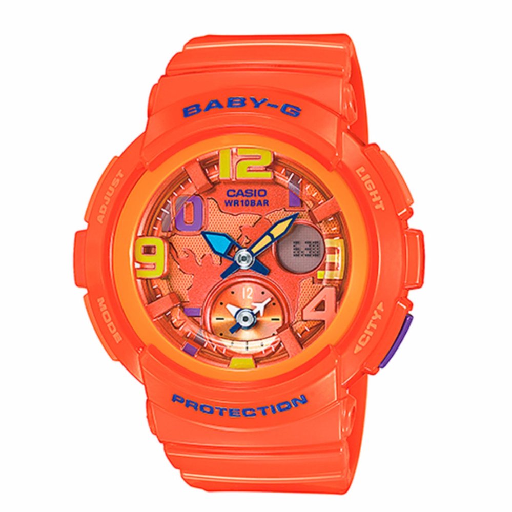 Casio Baby-G นาฬิกาข้อมือผู้หญิง สีดำ สายเรซิ่น รุ่น BGA-190-1B Casio Baby-G นาฬิกาข้อมือผู้หญิง สีดำ สายเรซิ่น รุ่น BGA-190-1B