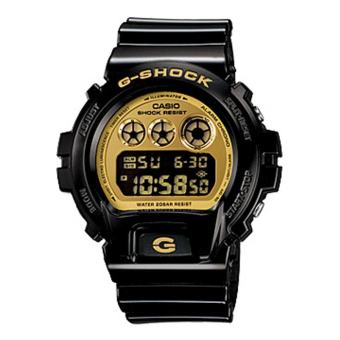 นาฬิกาข้อมือ Casio G-SHOCK สีดำ/ทอง สายเรซิ่น รุ่น DW-6900CB-1DR