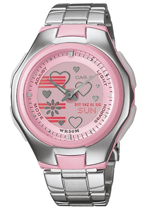 Casio Standard นาฬิกาข้อมือ -รุ่น LCF-10D-4 Pink Casio Standard นาฬิกาข้อมือ -รุ่น LCF-10D-4 Pink