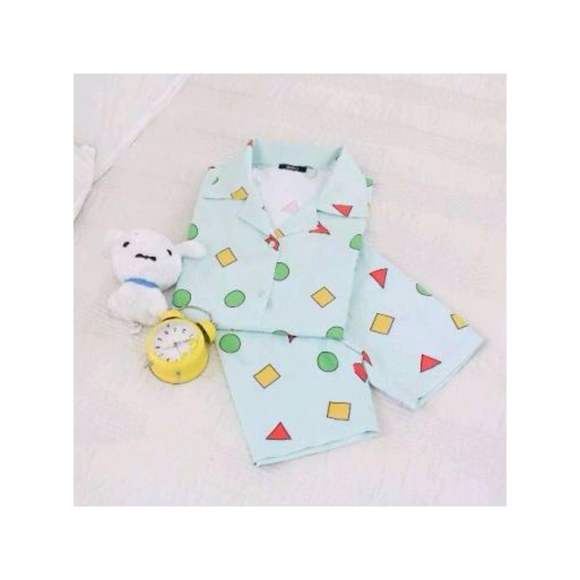 Chinjang Pajamas ชุดนอนชินจัง สีเขียว ~ Inspiredrem Shop