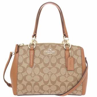 COACH F36718 MINI CHRISTIE CARRYALL IN SIGNATURE COACH F36718 MINI CHRISTIE CARRYALL IN SIGNATURE