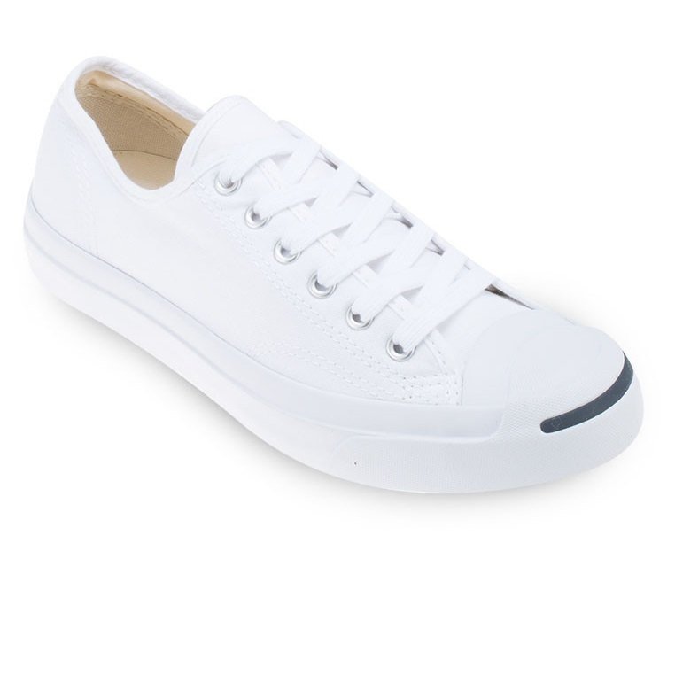 Converse รองเท้าผ้าใบ Sneakers Jack Purcell CP Ox - White/White Converse รองเท้าผ้าใบ Sneakers Jack Purcell CP Ox - White/White