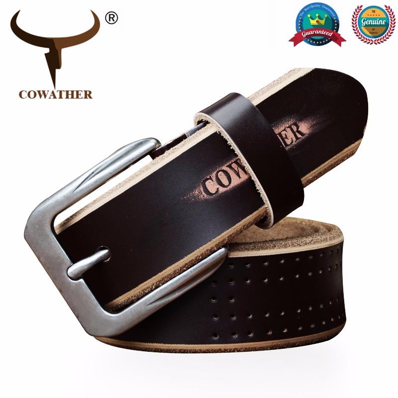 COWATHER เข็มขัดผู้ชาย เข็มขัดหนังวัวแท้ 100% สำหรับสุภาพบุรุษ เข็มขัด ผู้ชาย เข็มขัด หนังแท้ Belt Men's Jeans Casual Waistband Dress Genuine Leather Belt Pin Metal Buckle Strap COWATHER เข็มขัดผู้ชาย เข็มขัดหนังวัวแท้ 100% สำหรับสุภาพบุรุษ เข็มขัด ผู้ชาย เข็มขัด หนังแท้ Belt Men's Jeans Casual Waistband Dress Genuine Leather Belt Pin Metal Buckle Strap
