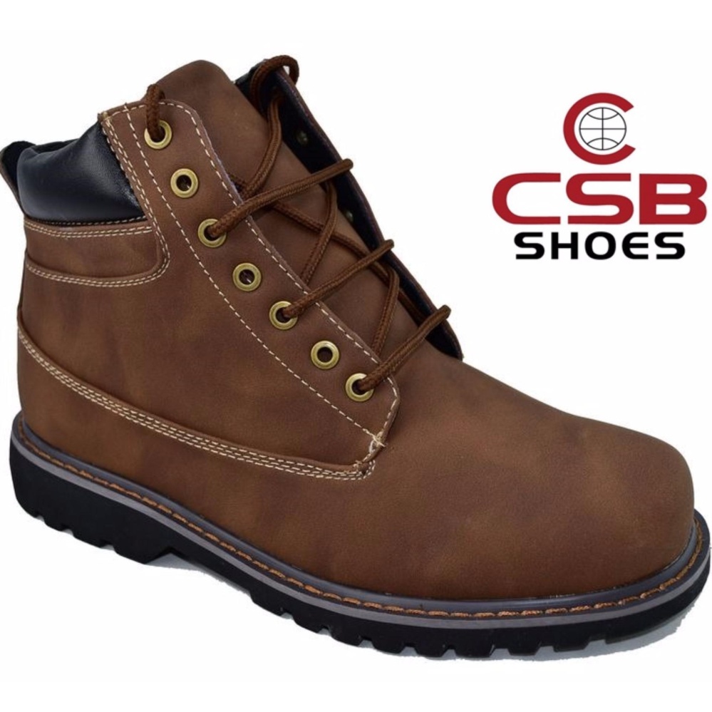 CSB รองเท้าหนังหุ้มข้อ ผู้ชาย CSB รุ่น CM912 (สีน้ำตาล) CSB รองเท้าหนังหุ้มข้อ ผู้ชาย CSB รุ่น CM912 (สีน้ำตาล)