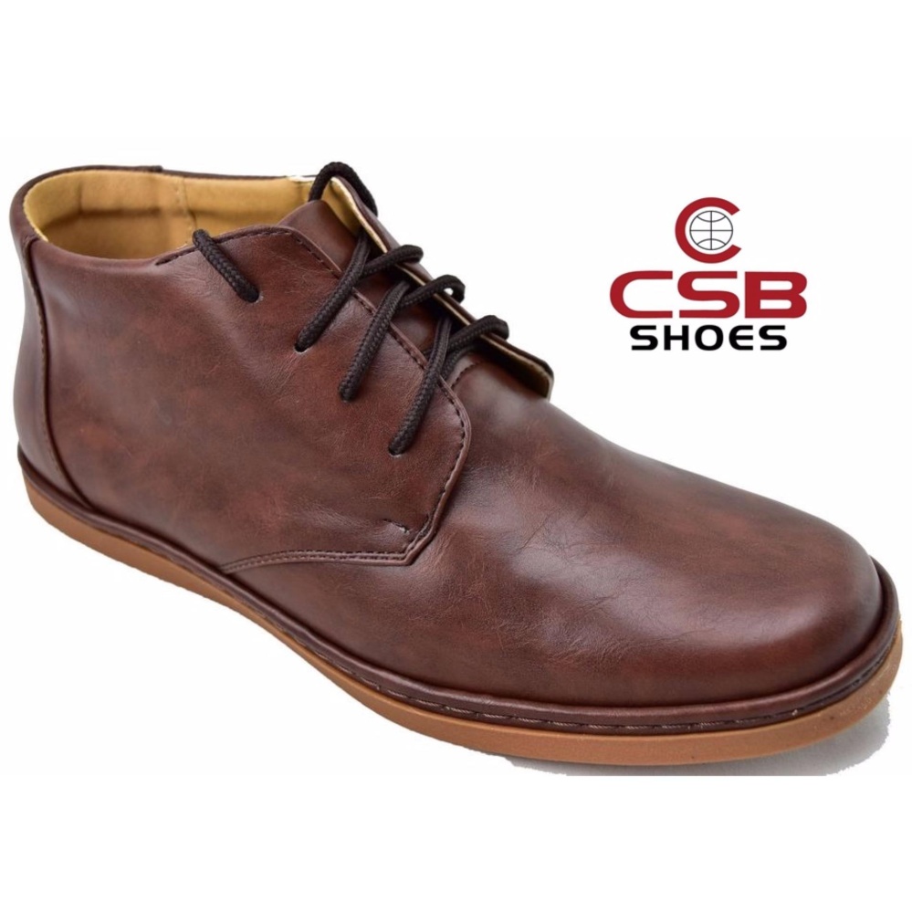 CSB รองเท้าหนังผู้ชาย หุ้มข้อ CSB รุ่น CM956 (สีน้ำตาล) CSB รองเท้าหนังผู้ชาย หุ้มข้อ CSB รุ่น CM956 (สีน้ำตาล)