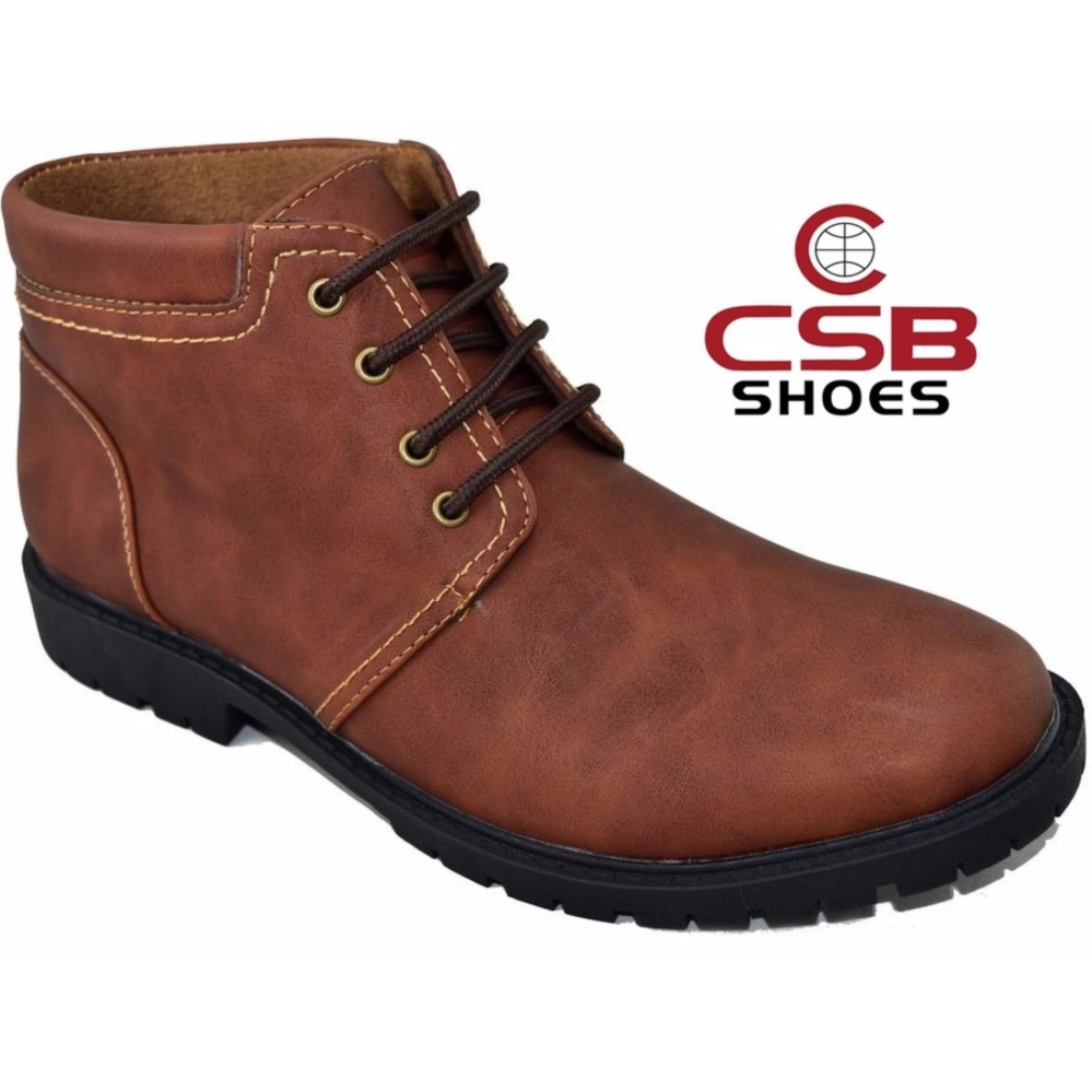 CSB รองเท้าหนังผู้ชาย หุ้มข้อ CSB รุ่น CM984 (สีดำ) CSB รองเท้าหนังผู้ชาย หุ้มข้อ CSB รุ่น CM984 (สีดำ)