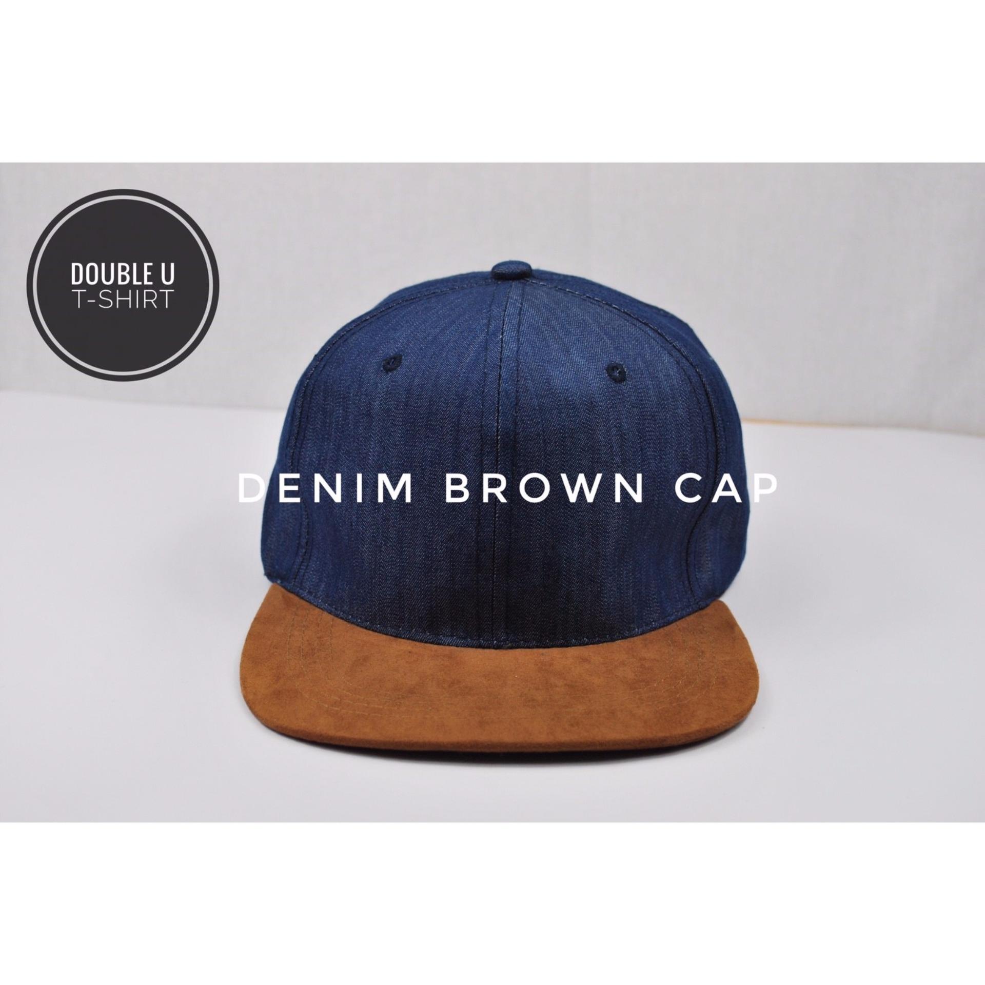 หมวกฮิปฮอป ( Denim Brown Cap )