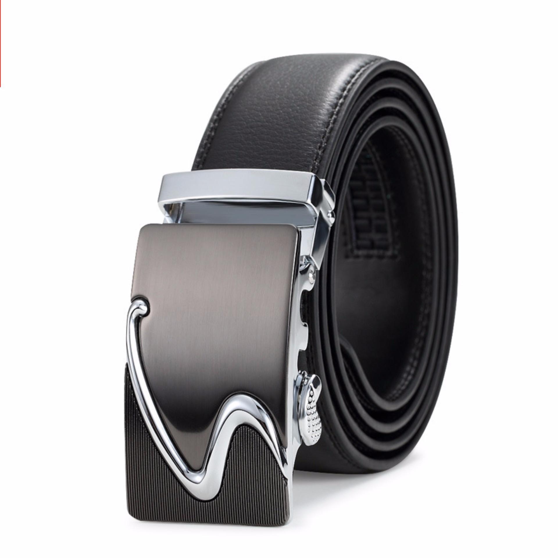 เข็มขัดผู้ชาย เข็มขัด ผู้ชาย เข็มขัด หนังแท้ Business Real Leather Male Belt for Men Wholesale High Quality Fashion Genuine Leather Business Male Belt for Men - Gold
