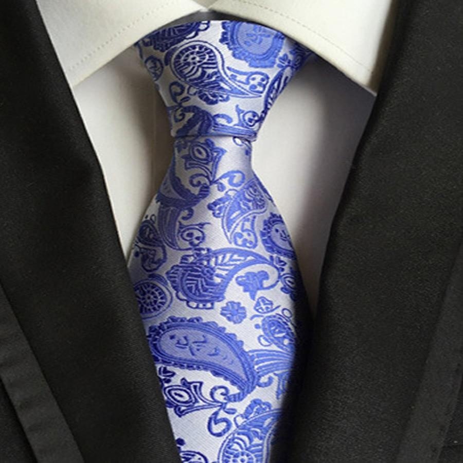 Fashion Mens Ties Classic Polyester Silk Floral Tie For Casual Beach Formal Business Wedding Party(Purple) - intl Fashion Mens Ties Classic Polyester Silk Floral Tie For Casual Beach Formal Business Wedding Party(Purple) - intl