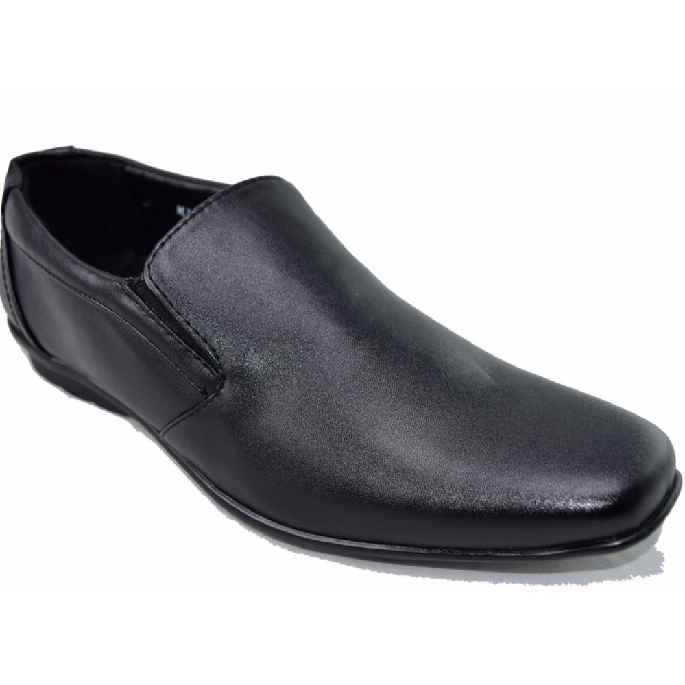 FASHION รองเท้าหนังแบบสวมผู้ชาย FASHION รุ่น MJ275 (Black)