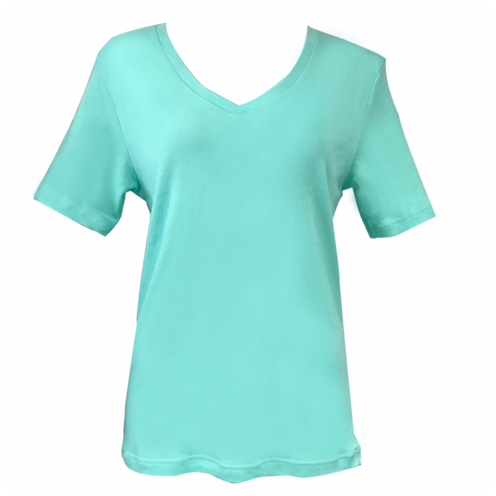 GUNZE เสื้อแขนสั้นคอวี รุ่น NH2228-GR สีเขียว GUNZE เสื้อแขนสั้นคอวี รุ่น NH2228-GR สีเขียว