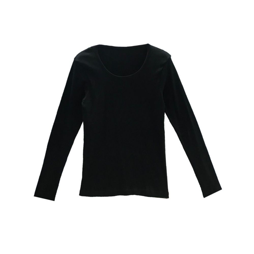 GUNZE เสื้อแขนยาวคอกลม รุ่น NH2303-BL สีดำ GUNZE เสื้อแขนยาวคอกลม รุ่น NH2303-BL สีดำ