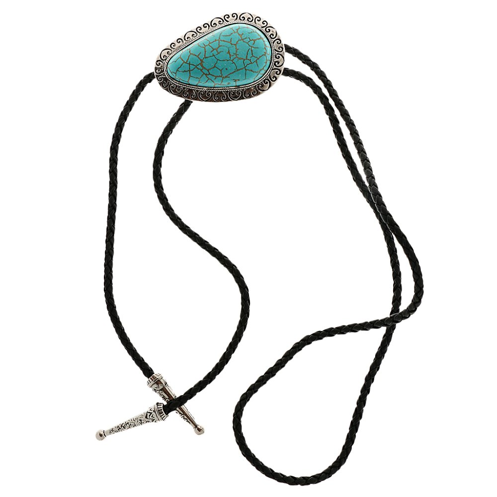 Heart Turquoise เนคไท Bolo Western สหรัฐอเมริกาคาวบอยเนคไทสไตล์ Bola Tie - INTL Heart Turquoise เนคไท Bolo Western สหรัฐอเมริกาคาวบอยเนคไทสไตล์ Bola Tie - INTL