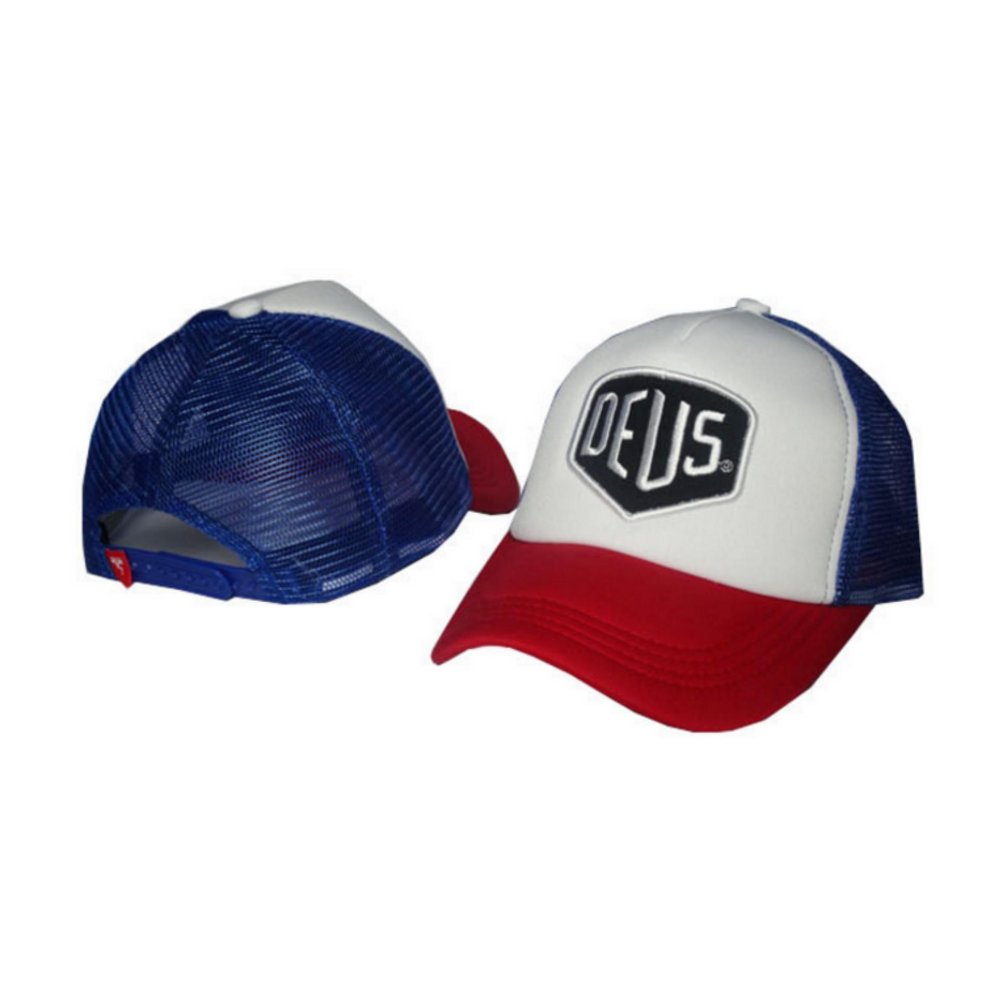 Hip Hop Snapback Cap DEUS (ขาวแดง) Hip Hop Snapback Cap DEUS (ขาวแดง)