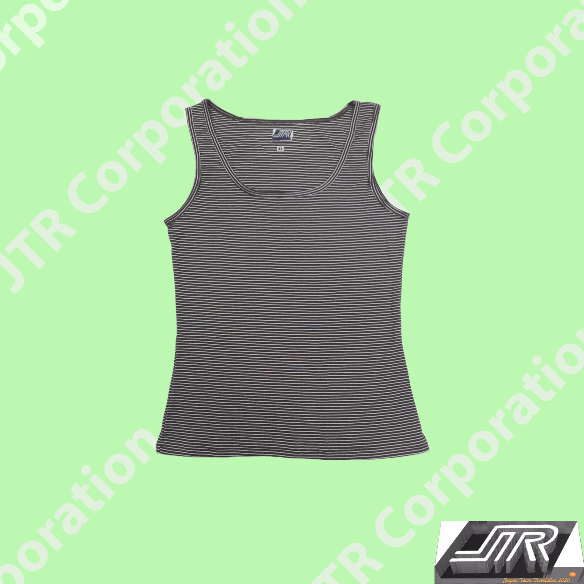 JTR เสื้อกล้าม สำหรับ ผู้หญิง สีชมพูอ่อน ลายขวาง 86107A-LIGHT PINK