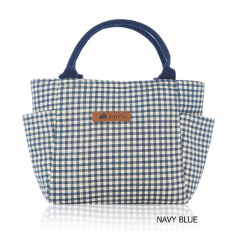 JUDY'S กระเป๋าผ้าแคนวาส รุ่น BASKET-M สายสะพายถอดได้ ลายสก็อตกรมพื้นครีม JUDY'S กระเป๋าผ้าแคนวาส รุ่น BASKET-M สายสะพายถอดได้ ลายสก็อตกรมพื้นครีม