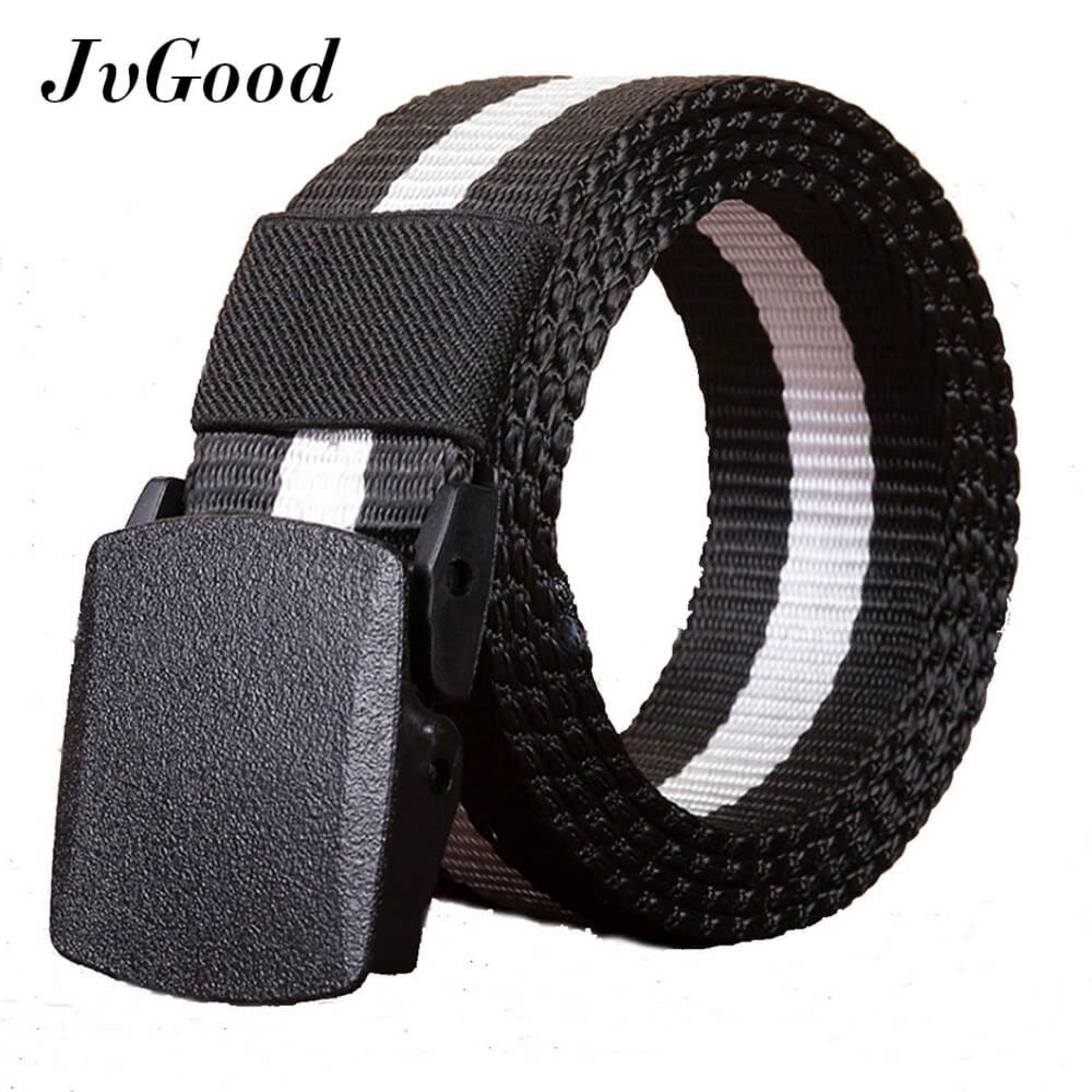 JvGood เข็มขัดบุรุษชายกีฬากลางแจ้งไนลอนสายรัดผ้าใบ nylon Canvas Men Belt JvGood เข็มขัดบุรุษชายกีฬากลางแจ้งไนลอนสายรัดผ้าใบ nylon Canvas Men Belt