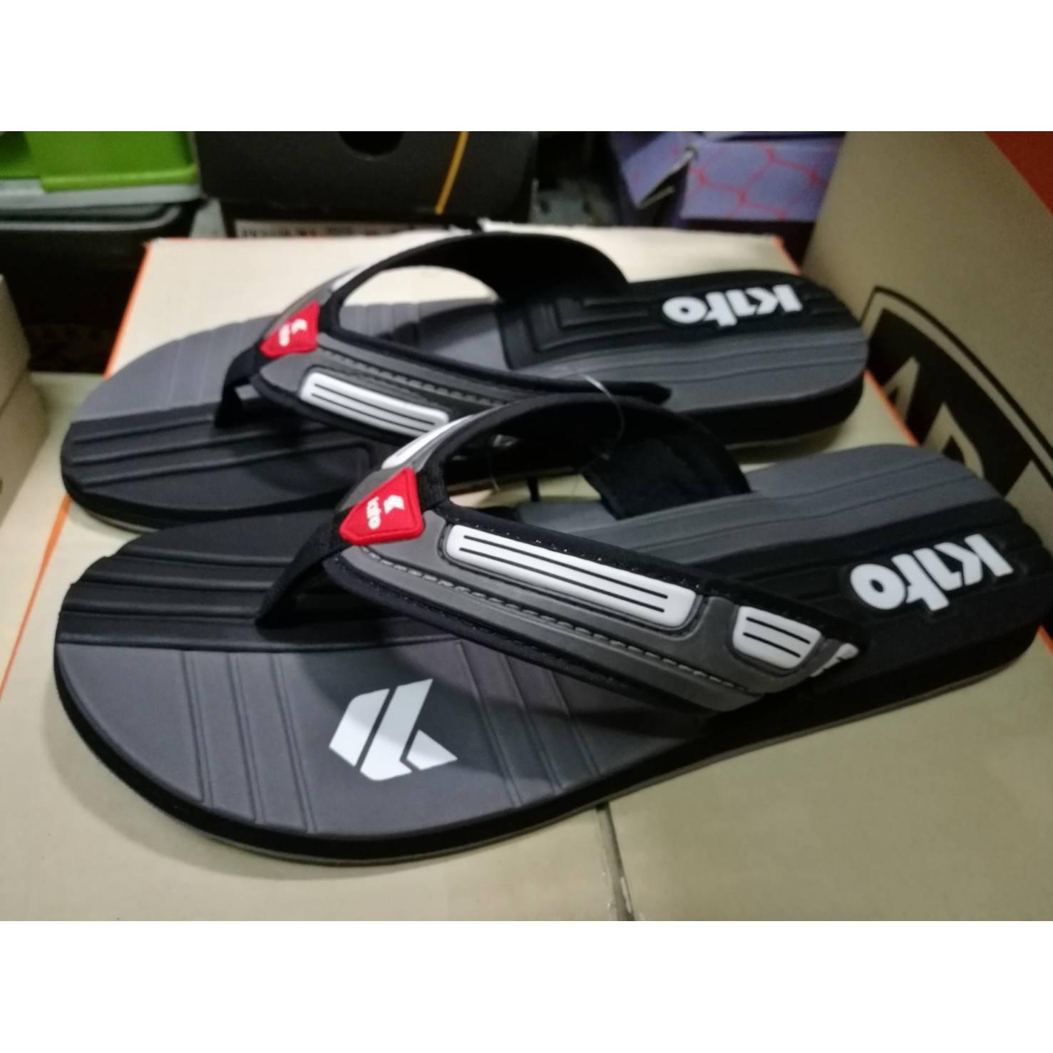 Kito 4815 รองเท้าแตะแฟชั่น (สีดำ, ฟ้า, แดง)