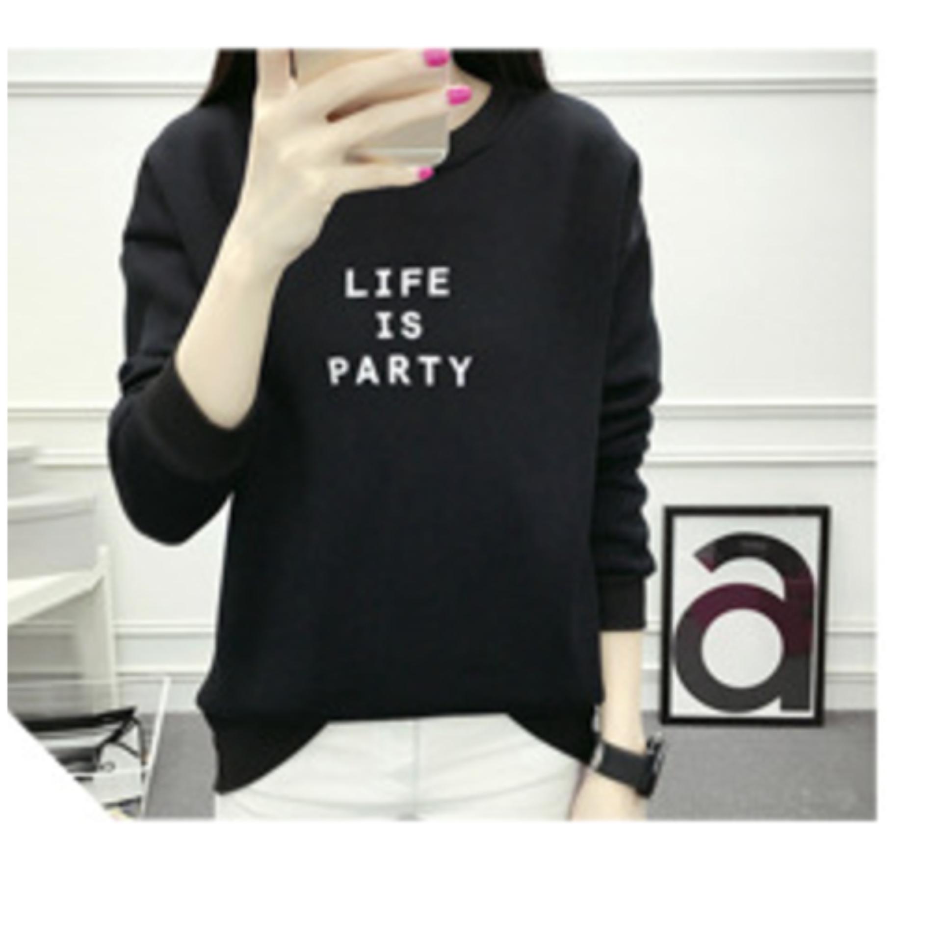 Korean fleece sweater autumn and winter loose women's round neck set hedges Korean fleece sweater autumn and winter loose women's round neck set hedges