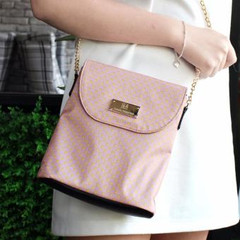 Louis Montini (Bags from the Star) กระเป๋าผ้า ผู้หญิง กระเป๋าสะพายข้าง แบบมีโซ่ แฟชั่นเกาหลี WB01-01 - ชมพู Louis Montini (Bags from the Star) กระเป๋าผ้า ผู้หญิง กระเป๋าสะพายข้าง แบบมีโซ่ แฟชั่นเกาหลี WB01-01 - ชมพู