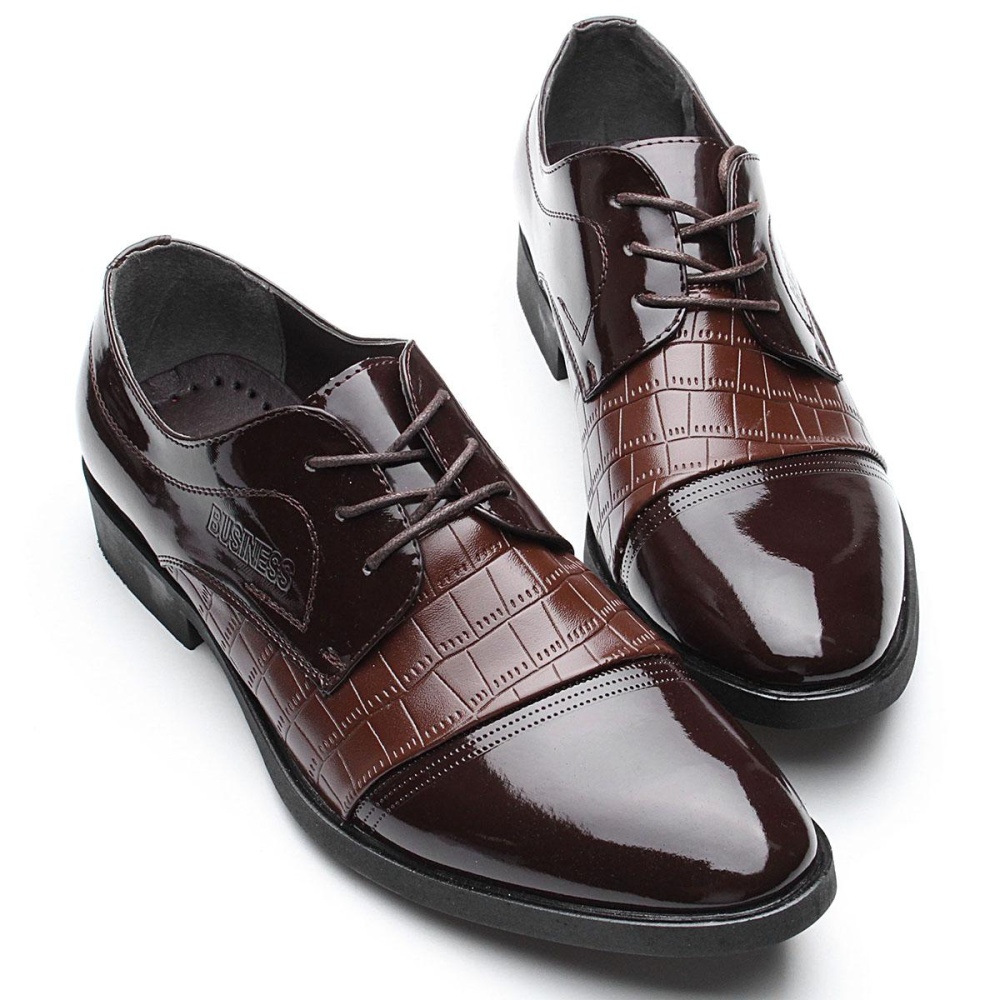 ผู้ชายรองเท้าหนังยุโรปสไตล์ลูกไม้ขึ้น Oxfords อย่างเป็นทางการพลัสขนาด - นานาชาติรองเท้ารองเท้าแฟชั่นรองเท้าทางการ